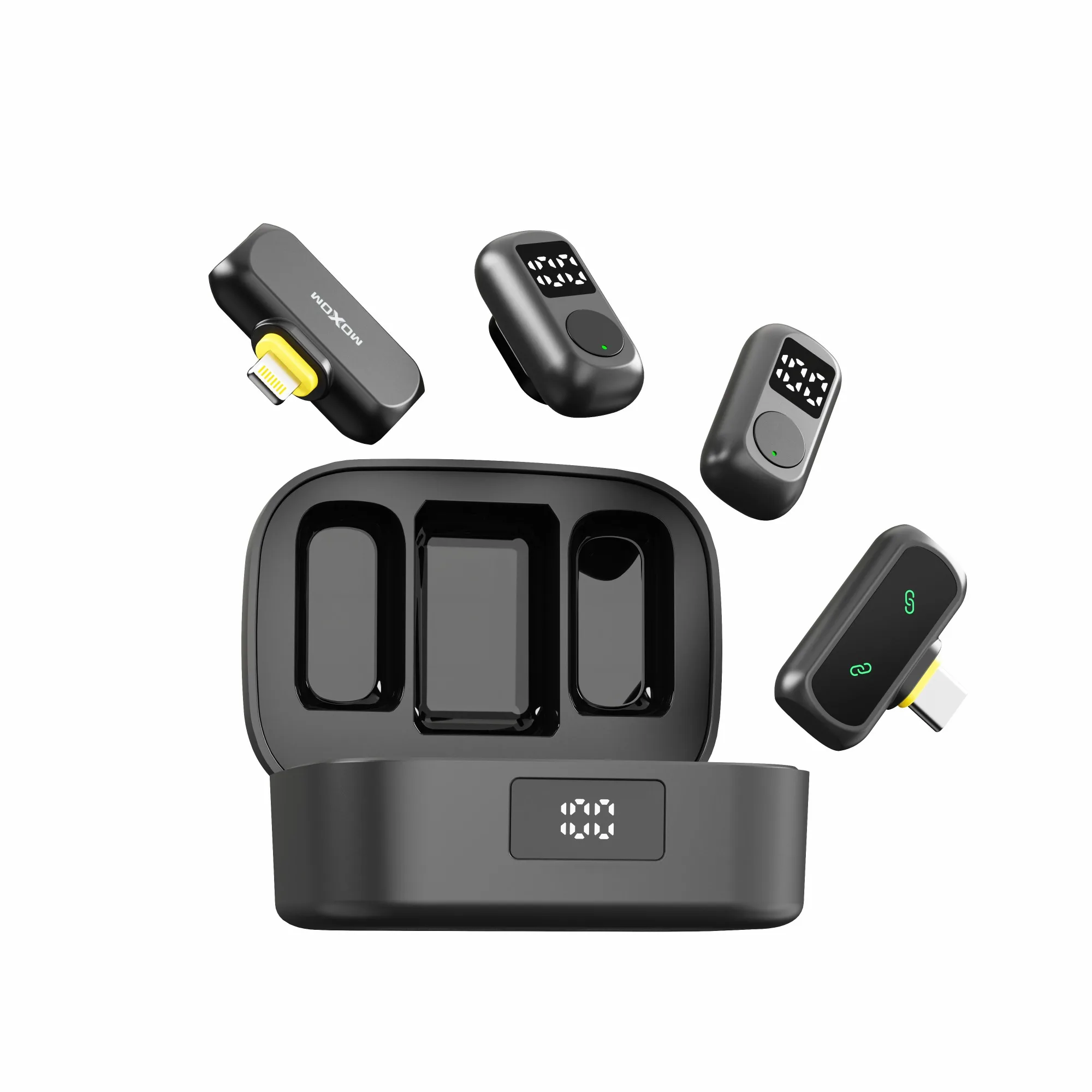 میکروفون بی سیم یقه ای موکسوم مدل MX-AX85 – مخصوص اندروید و آیفون